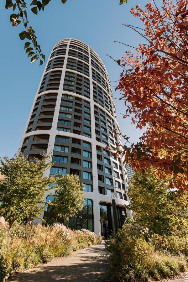 Skau Coral Residence In Sky Park 22 Floor 1Tower Panoramic View Free Parking Bratislava Exterior photo